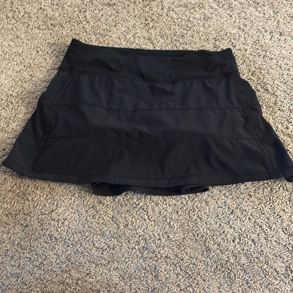 Lululemon 4 inch black tennis skirt